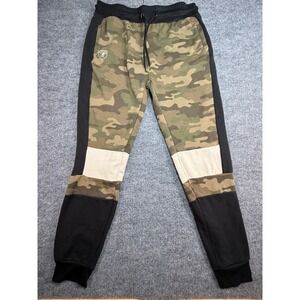 Kangol Camo Cargo Jogger Pants Mens Black‎ Green Beige Colorblock Sweatpants